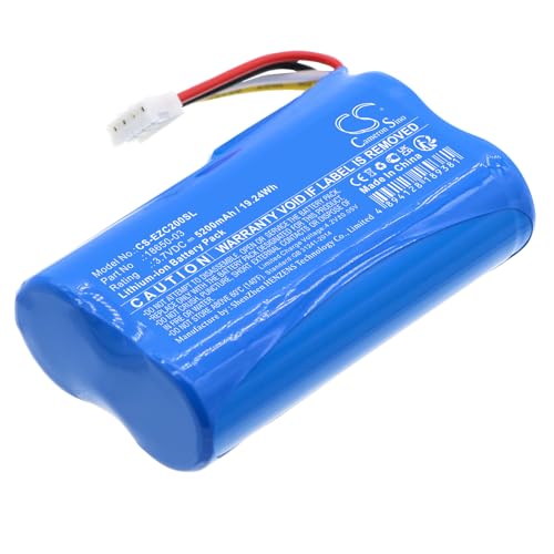 FYIOGXG Cameron Sino Battery for Ezviz DB2C PN:Ezviz 18650-03 5200mAh / 19.24Wh
