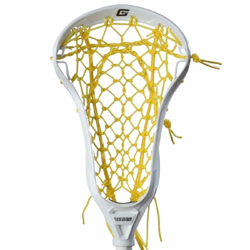 Lacrosse Unlimited Gait Apex Girls Complete Stick (White/Yellow)