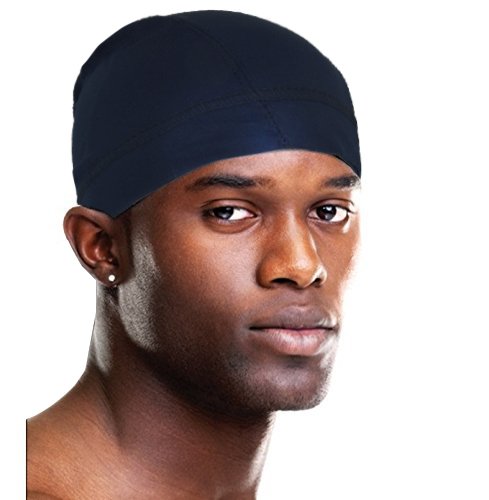 Hiphopville Sports Spandex Dome Cap Navy