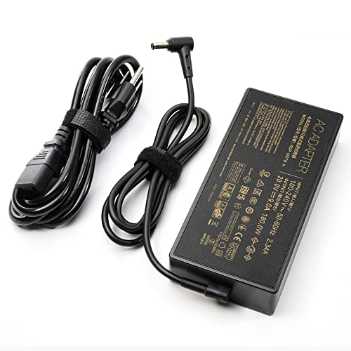 AC Charger ADP-180TB H Fit for Asus TUF FX505D FX505DT FX505DU FX505G FX505GT FX505GD FX505GE FX505GM FX505 FX506 FX506LI GL703GS GL504GS Gaming Laptop 150W 180W Power Supply Adapter Cord