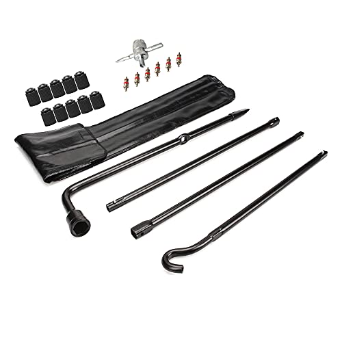 Dr.Roc Compatible with Spare Tire Tool Kit with Spare Tire Jack Handle and Wheel Lug Wrench 2004 to 2018 Ford F150