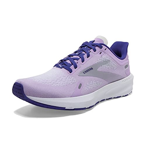 Brooks Women’s Launch 9 Neutral Running Shoe - Lilac/Cobalt/Silver - 7