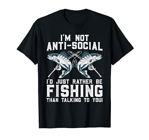 Funny Fishing Design For Men Women Fisherman Fishing Lover T-Shirt
