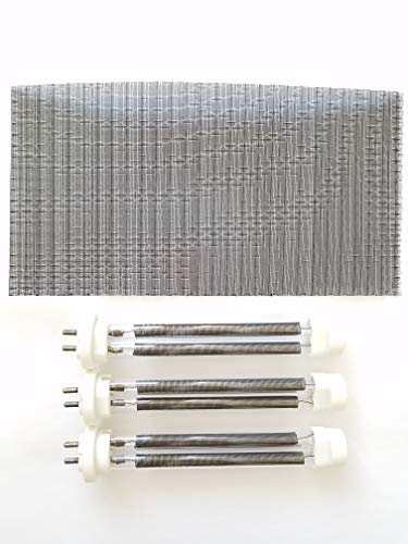 Set of 3 Double Life Bulbs/Heating Elements (1500 Watts) for Models GEN4 & USA1000 Infrared Heaters