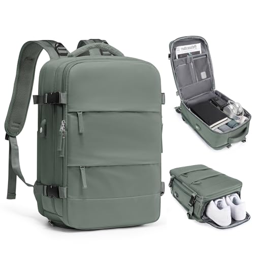 coofay Travel Backpack For Women Men Airline Approved Carry On Backpack Flight Approved Waterproof Sports Luggage Backpack Casual Daypack Small Hiking Backpack