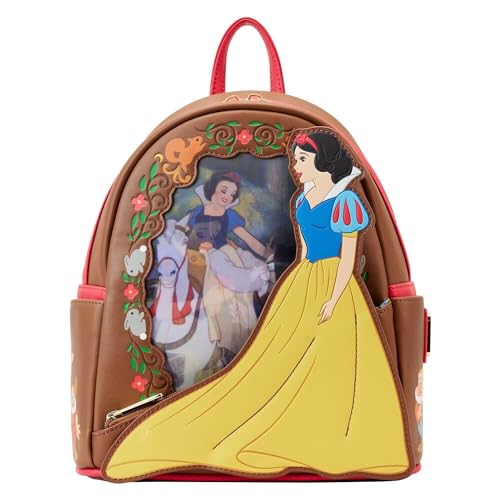 Loungefly Snow White Lenticular Princess Series Double Strap Shoulder Bag