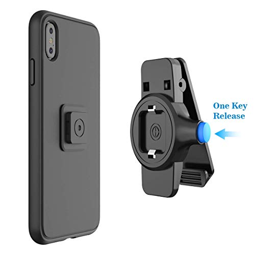 SPORTLINK Phone Belt Clips, Universal Phone Holder with Easy Mount， Quick On/Off for iPhone 14/13/12/SE 2020/11/11 Pro/11 Pro Max, Samsung Galaxy Note 8,S8 Edge and Any Smartphones