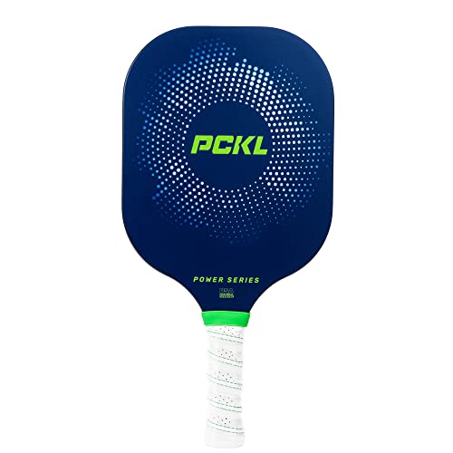 PCKL Premium Pickleball Paddle Racket | USA Pickleball Approved | Graphite Carbon Face with Large Sweet Spot | Honeycomb Core