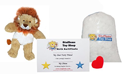 Make Your Own Stuffed Animal Mini 8 Inch Dan D. Lion Kit - No Sewing Required!