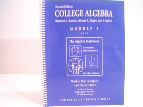 College Algebra Module 2 with The Algebra Notebook