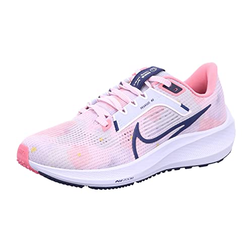 Nike Air Zoom Pegasus 40 Premium Womens Shoes Size 8.5, Color: Pearl Pink/Midnight Navy-Pink