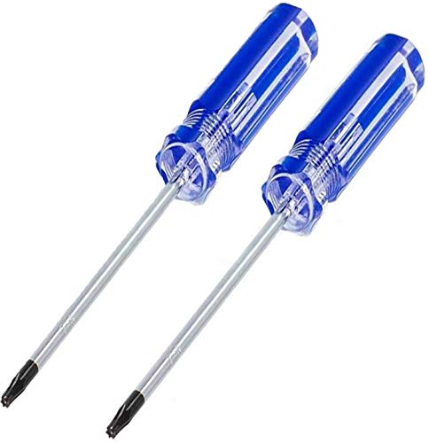 2 x T8 Tamper Proof Screwdriver Security Torx Driver for Xbox one, Xbox 360 and PS3 Slim Controller