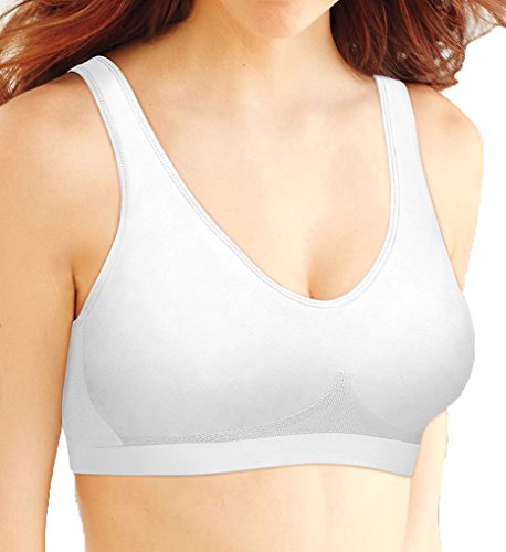 Bali Women's Comfort Revolution Shaping Wirefree Bra, White, Large