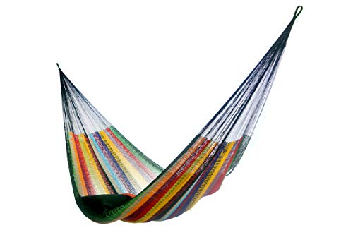 Hammocks Rada- Handmade Yucatan Hammock - Matrimonial Size Tropical Multicolor - True Comfort, True Quality, World's Best Handmade Hammock- 100% No-Hassle Satisfaction Guarantee
