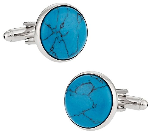 Cuff-Daddy Turquoise Cufflinks with Presentation Box