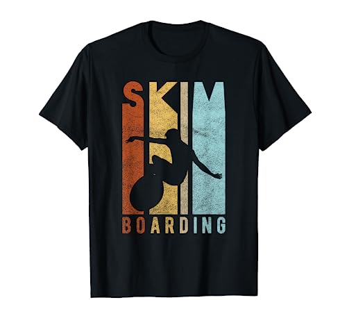 SKIM BOARDING - Sporty retro skimboarding surf-er T-Shirt