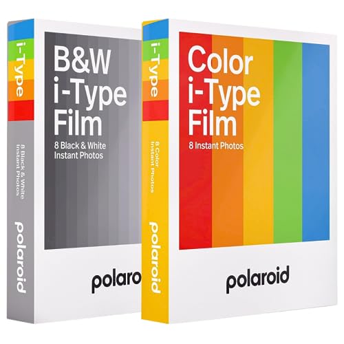 Polaroid I-Type Film Variety Pack - Color + B&W (2 Pack)