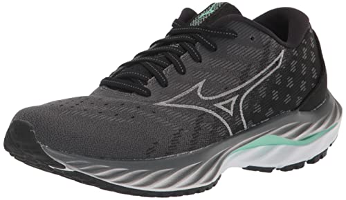 Mizuno Women's Wave Inspire 19 Running Shoe, Iron Gate/Nimbus Cloud, 9.5