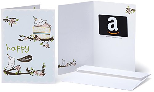 Amazon.com Gift Card in a Greeting Card (Birthday Birds Design)