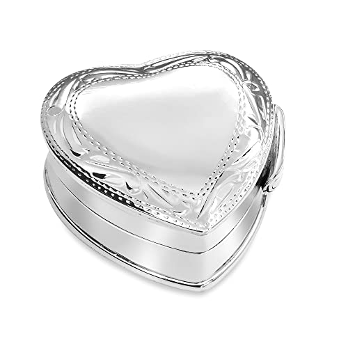Sweet Memories Heart .925 Sterling Silver Pill Box Keepsake