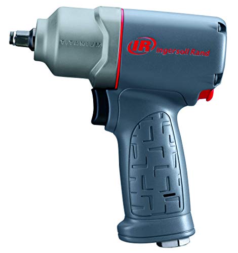 Ingersoll Rand 2115TiMAX 3/8” Drive Air Impact Wrench –Powerful Reverse Torque Output Up to 1,350 ft/bs, 7 Vane Motor, Light Touch Trigger, Max Control, Gray