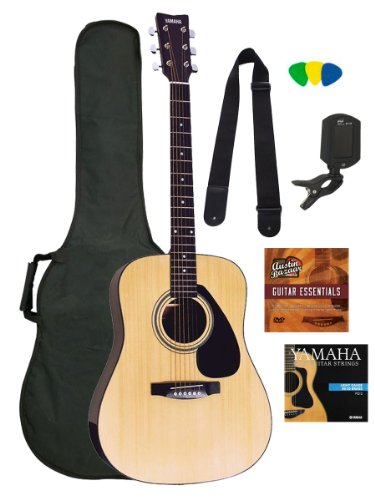 Yamaha GigMaker Standard Acoustic Guitar w/ Gig Bag, Tuner, Strap and Picks - Natural