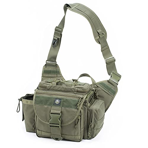 SHANGRI-LA Multi-functional Outdoor Hiking Pack Tactical Messenger Range Bag Camera Sling Assault CCW Gear Modular Deployment
