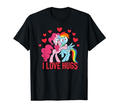 My Little Pony Valentine's Day Pinkie Pie Rainbow Dash Hugs T-Shirt