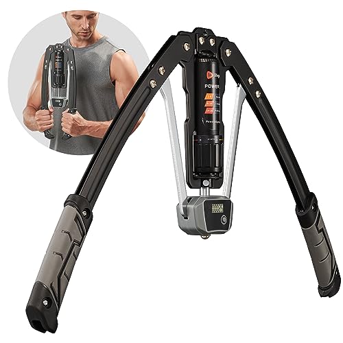 Lifepro Twister Arm Exerciser - Compact & Travel-Friendly Arm, Back, Shoulders, and Chest Workout Equipment - Hydraulic Chest Expander and Arm Workout Machine with 22 - 440 lbs Adjustable Resistance