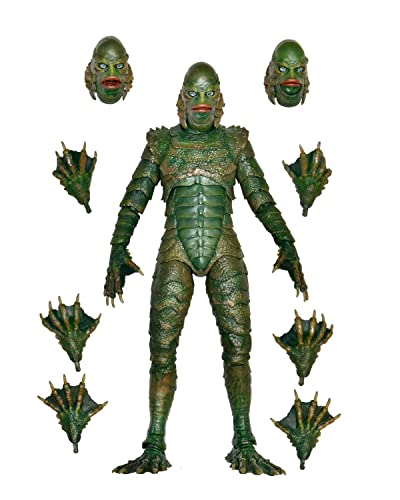 NECA - Universal Monsters - 7” Scale Action Figure – 7' Ultimate Creature from the Black Lagoon (Color)