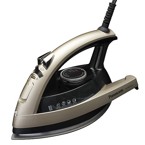 Panasonic NI-W810CS Multi-Directional Steam/Dry Iron with Ceramic Soleplate, MEDIUM, Black