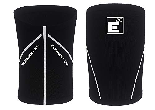 Knee Sleeves for Weightlifting (Sold as a Pair) - 6mm Neoprene for Optimal Compression, Mobility, and Warmth - Perfect for Functional Fitness, Squats, Deadlifts, Olympic Lifting (Medium)