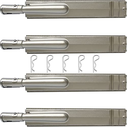 Heavy Duty Cast Stainless Steel 304 Gas Grill Burner Replacement Parts Outdoor Premium Gas BBQ Grill Burner for Bull Lion Cal Flame Blaze Aussie Bakers Chefs Turbo Coyote Jenn Air Nexgrill Charbroil