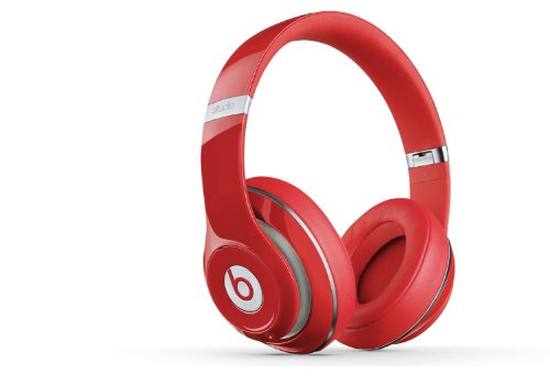 Beats Studio 2.0 WIRED Over Ear Headphone - Red NOT WIRELESS (Renewed)