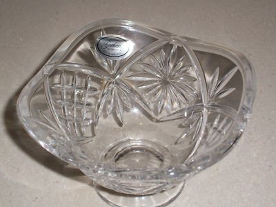 Gorham Czech Republic Crystal Candy Nut Bowl Dish or Votive Holder