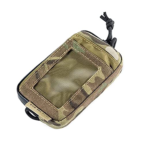 Front Pocket Wallet with Zippers - OneTigris Small Coin Purse Tactical Wallet Nylon Minimalist Wallet for Men Women, Multicam, Dimensions: 4.7'*2.7'*1'/12cm*7cm*2.5cm, Mini Wallet, Multicam,