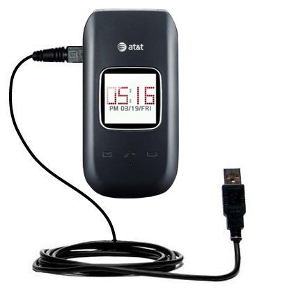 Gomadic Classic Straight USB Cable for The Pantech Breeze III 3 with Power Hot Sync and Charge Capabilities - Uses TipExchange Technology