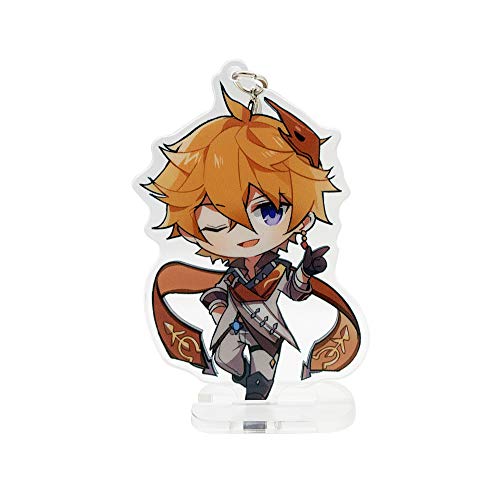 YJacuing Fatui Cute Acrylic Keychain Figure (Tartaglia)