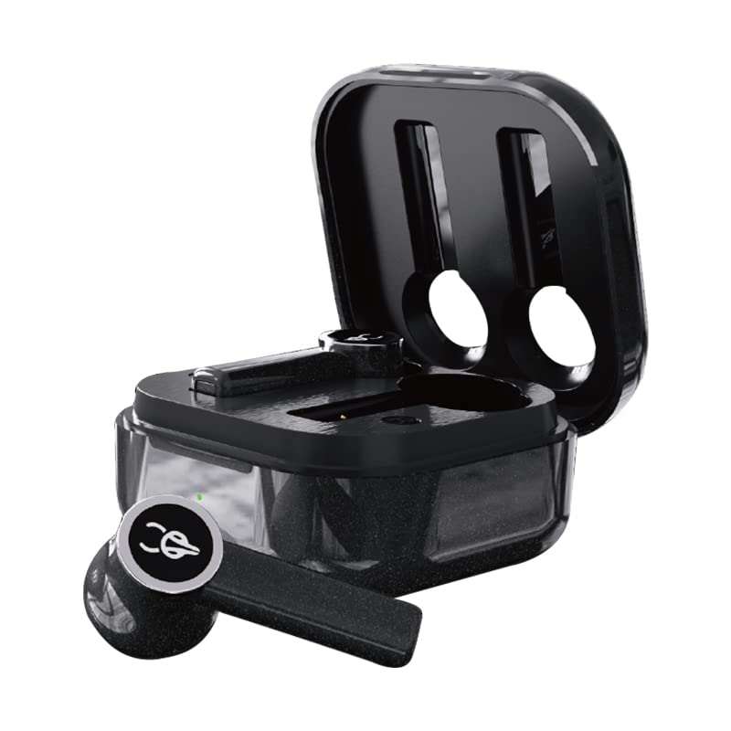 Sabbat E18【Astria Coaxial Acoustic Architecture】 Wireless Earbuds Blutooth 5.2 in-Ear HiFi Stereo Headphones with Built-in Mic and Charging Case Suitable for iOS, Android(Black)