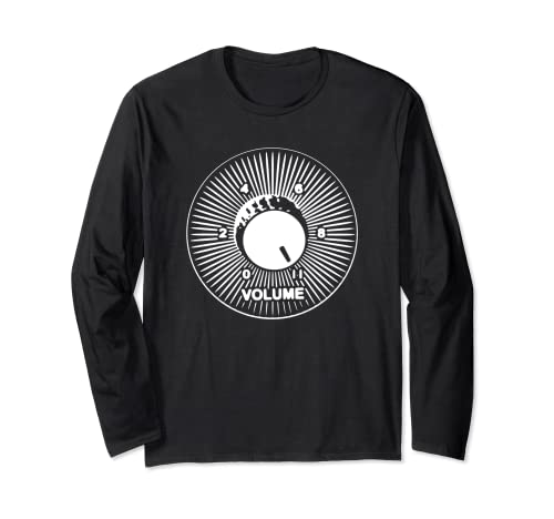Guitar Amplifier Volume 11 for Guitarists Long Sleeve T-Shirt