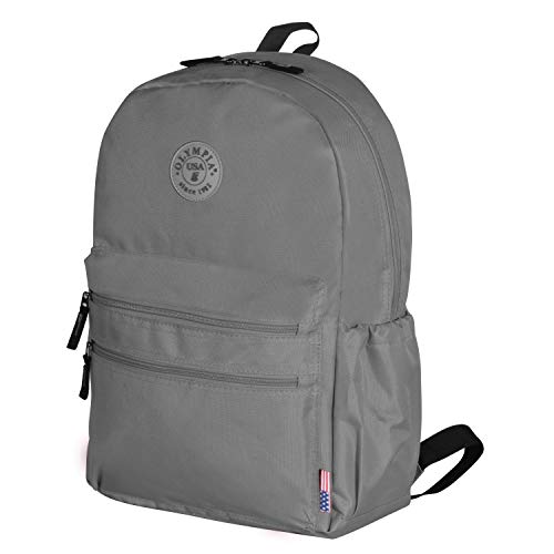 Olympia U.S.A. Princeton 18 Inch Backpack Backpack, GRAY