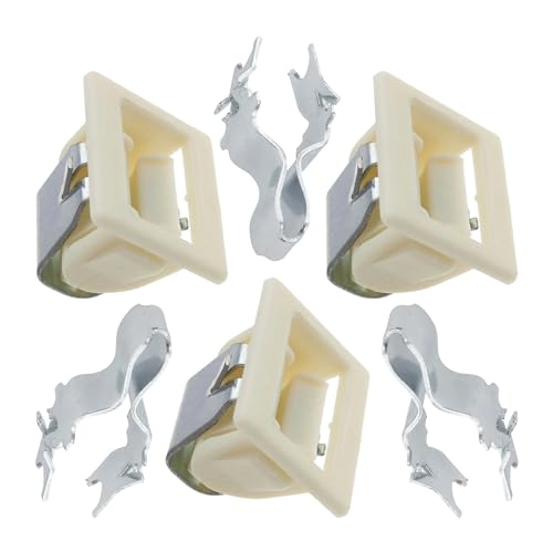 PartsBroz 279570 Door Latch Kit - Compatible with Whirlpool Kenmore KitchenAid Roper Dryer AP3094183 PS334230 279570VP 14205029 WED5000DW2 WED5700XW0 WGD9400SW0 WED9151YW0 WED49STBW1 3-Pack