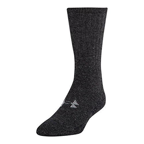 Under Armour Adult Hitch Coldgear Boot Socks, 2-Pairs , Black , Large
