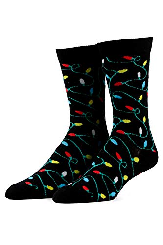Tipsy Elves Men's String of Lights Sock
