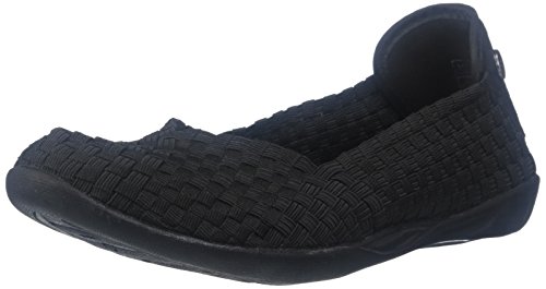 Bernie Mev Catwalk Women's Flat Shoes (36 EU, Black, Numeric_5_Point_5)