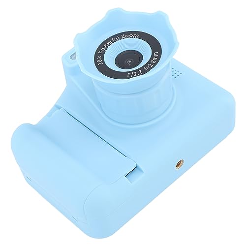 HD Mini Digital SLR Camera for Kids, 2.8 Inch Print Kids Camera Support 64G TF Card 12 Languages High Definition for Children (Blue)