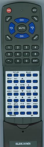 Replacement Remote for GPX REM-TDE1587, TDE3253B, TDE3253BRS, TDE3274RP