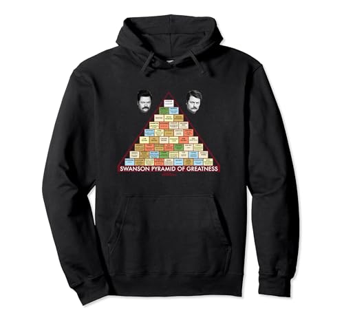 Parks & Recreation Swanson Pyramid of Greatness Pullover Hoodie