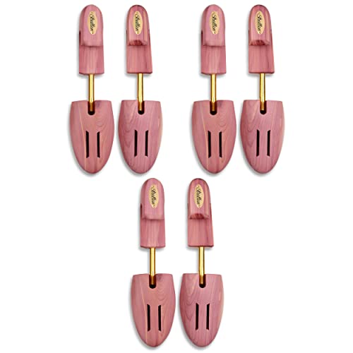 Stratton CEDAR SHOE TREE VALUE-PACK FOR MEN | GROWN IN USA | GREAT GIFT FOR MEN (Large (Fits Shoe Sizes 10.5-11.5), 3 PACK)