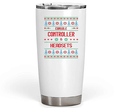 Console & Controller Headsets - Console Controller & Headsets - Gaming Gamer Quote - Headset Accessory Gift - 20oz Fat Tumbler